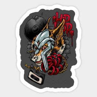 Fox doom mc Sticker